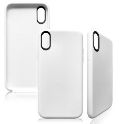 iPhone X (Ten) Soft Touch Slim Flexible Case (White)